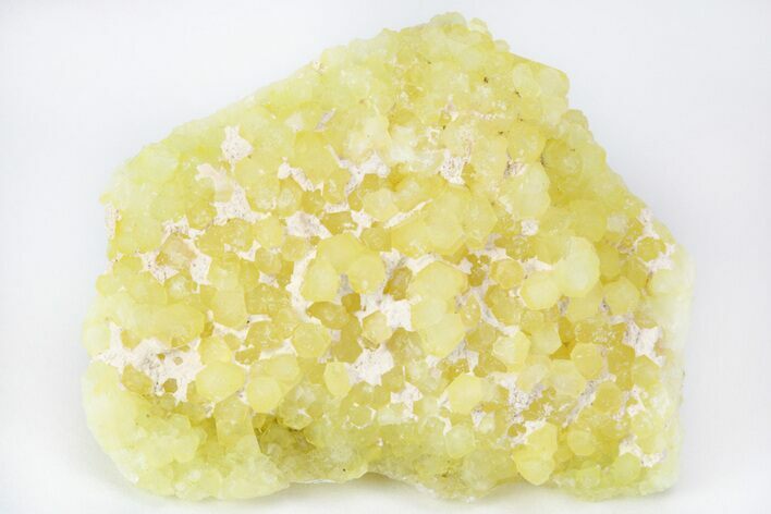 Lemon-Yellow Ettringite Crystal Cluster - South Africa #212772